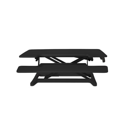 BAKKERELKHUISEN Support bureau assis-debout Riser 2 Noir