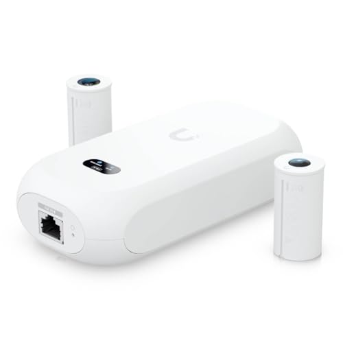 Low-profile 4K PoE camera with a wide-an