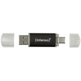 INTENSO Clé USB  3.2 Twist Line - 128 Go Type-C et Type-A