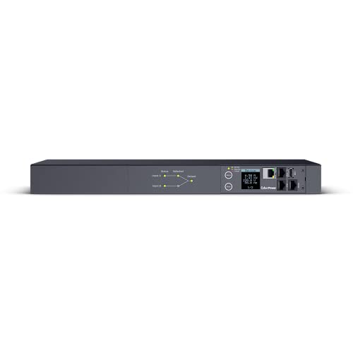 CyberPower PDU44004 unité de distribution d'énergie 12 sortie(s) CA 1U Noir