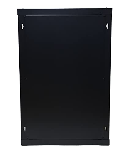 Extralink 18U 600X600 WALL-MOUNTED RACKMOUNT CABINET BLACK Rack monté sur le mur Noir
