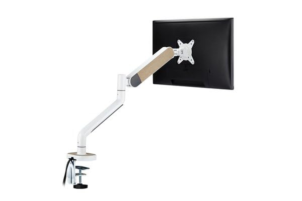 DACOMEX Support de bureau D35-100CG-W 1 écran 17-35", blanc