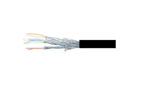 Câble multibrin S/FTP catégorie 6 noir - 305 m