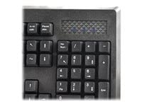 MCL Clavier USB filaire Azerty touches silencieuses – Noir