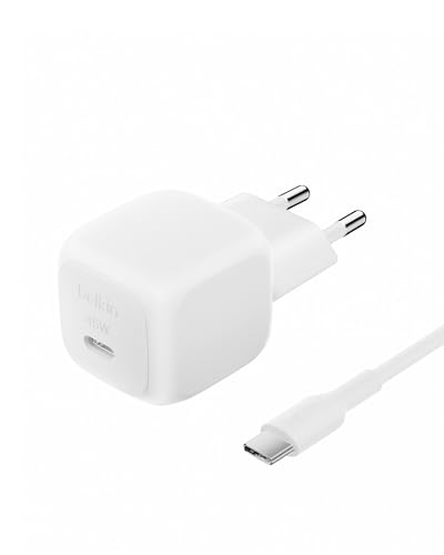 BELKIN 45W USB PD Wall Charger with PPS WHT w/ 1m 3aMP PVC C-C Cable