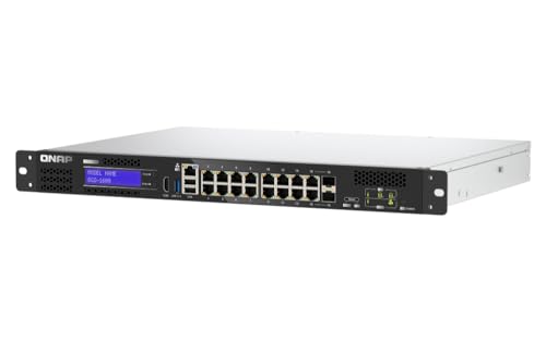 QNAP QGD-1600-8G smart PoE edge switch 16 port 1Gbps 2 SFP+ and RJ 45 Combo Port 1 Host port