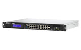 QNAP QGD-1600-8G smart PoE edge switch 16 port 1Gbps 2 SFP+ and RJ 45 Combo Port 1 Host port