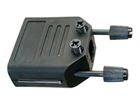 Capot DB37 - plastique noir à charnière à vis longues