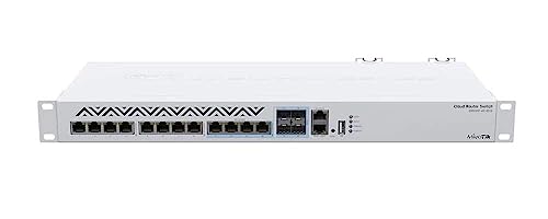 Mikrotik CRS312-4C+8XG-RM commutateur réseau L3 10G Ethernet (100/1000/10000) 1U Blanc
