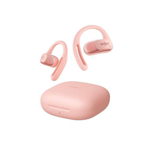SHOKZ Casque à conduction osseuse OpenFit Air rose