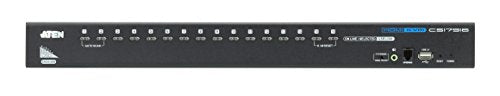 ATEN CS17916-AT-G commutateur écran, clavier et souris Noir