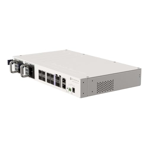 Mikrotik CRS510-8XS-2XQ-IN commutateur réseau L3 Fast Ethernet (10/100) Connexion Ethernet, supportant l'alimentation via ce port (PoE) Blanc