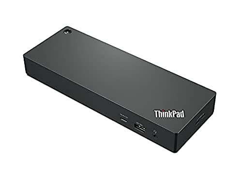 Lenovo 40B00300EU station d'accueil Avec fil Thunderbolt 4 Noir, Rouge