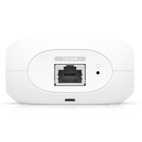 Low-profile 4K PoE camera with a wide-an