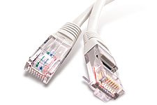 Cordon RJ45 catégorie 6 U/UTP gris - 2 m