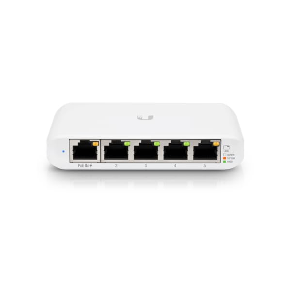 Ubiquiti USW-FLEX-MINI-5 Networks UniFi Switch Flex Mini (5-pack) Géré Gigabit Ethernet (10/100/1000) Connexion Ethernet, supportant l'alimentation via ce port