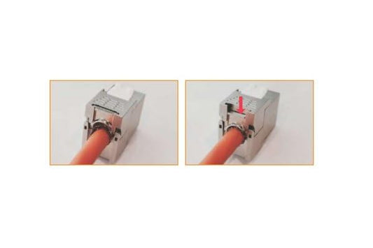 EMBASE RJ45 STP CAT 6A COURTE, ETROITE, CERTIFIEE GHMT