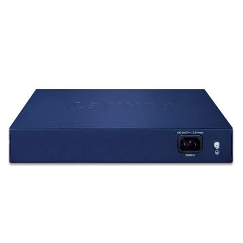 PLANET GS-4210-8P2S commutateur réseau Géré Gigabit Ethernet (10/100/1000) Connexion Ethernet, supportant l'alimentation via ce port (PoE) 1U Bleu