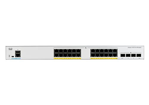 CISCO Catalyst 1000 24 port GE POE 4 x 10G SFP Remanufactured