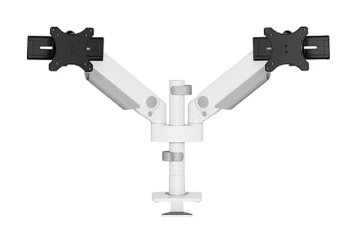 NEOMOUNTS DS65S-950WH2 Support dÃ©cran Ã  fixer 24-34p - ressort Ã  gaz - Topfix - multirÃ©glable - arrÃªt 180