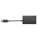 TARGUS Concentrateur USB 3.0 - 3 Ports + 1 Port Gigabit Ethernet  - Noir