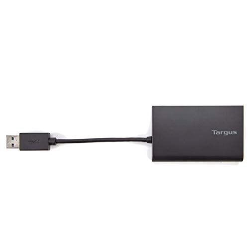 TARGUS Concentrateur USB 3.0 - 3 Ports + 1 Port Gigabit Ethernet  - Noir