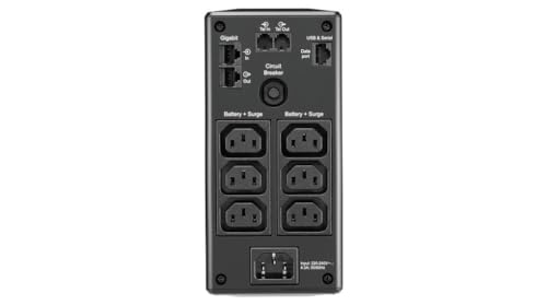 APC Back-UPS Pro BR650MI UPS AC 230V 390Watt 650VA USB output connectors 6 Black