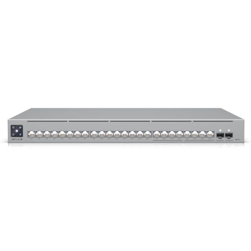 Ubiquiti USW-Pro-Max-24-PoE UniFi commutateur multi-gigabit PoE++ a 24 ports, avec fonctionnalités de couche 3 et etherlighting.