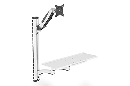 "Digitus DA-90354 support d'écran plat pour bureau 68,6 cm (27"") Mur Argent"