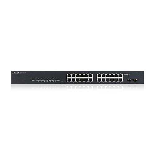 Zyxel GS-1900-24 v2 Géré L2 Gigabit Ethernet (10/100/1000) 1U Noir