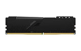 KINGSTON 128Go 3200MHz DDR4 CL16 DIMM Kit of 4 FURY Beast Black