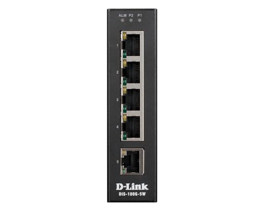 D-LINK 5 Port Unmanaged Switch with 5 x 10/100/1000BaseTX ports