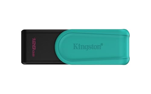 KINGSTON 128Go Portable USB 3.2 Gen 1 DataTraveler Exodia S Black/Turquoise