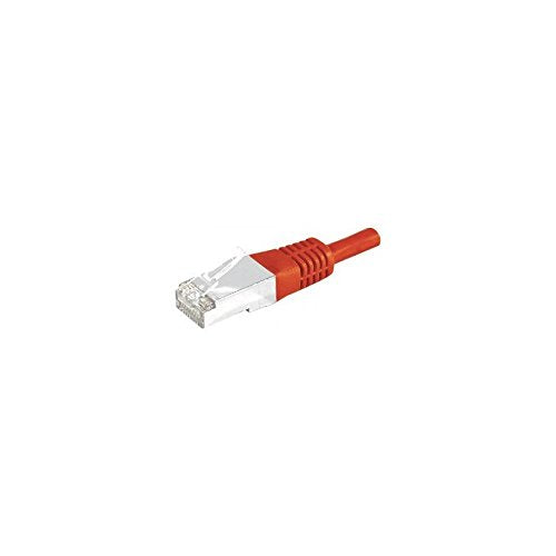 Cordon RJ45 catégorie 6 S/FTP rouge - 15 m