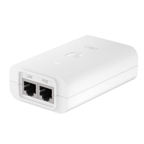 Ubiquiti Networks POE-24-24W-G-WH adaptateur et injecteur PoE Gigabit Ethernet 24 V