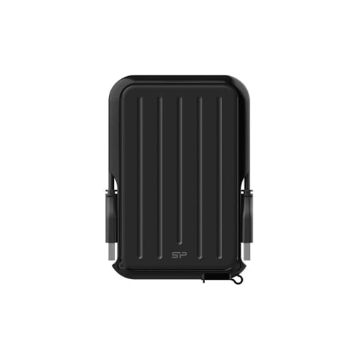 SILICON POWER External HDD Armor A66 2.5p 4To USB 3.2 IPX4 Black