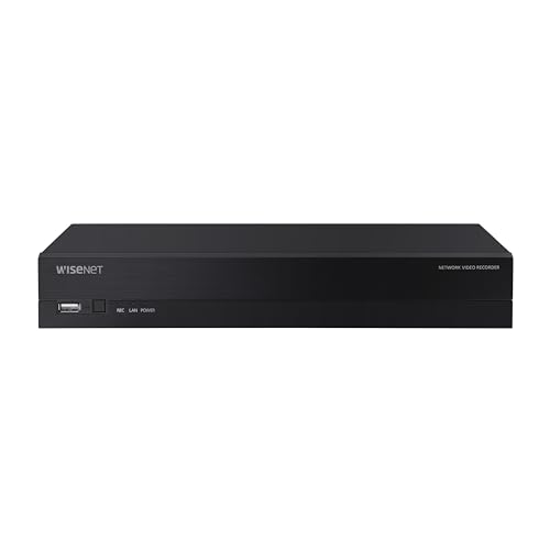 Hanwha ARN-410S Enregistreur vidéo sur réseau Noir