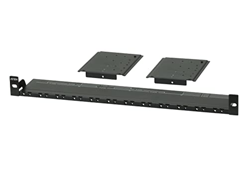 Kit de montage en rack de systeme d'extension vidéo - Plaque de montage - Noir - 1U - CS72D - CS72E - CS74D - CS74E - CE611 - KE8900ST - KE9900ST - CE920 - CE92