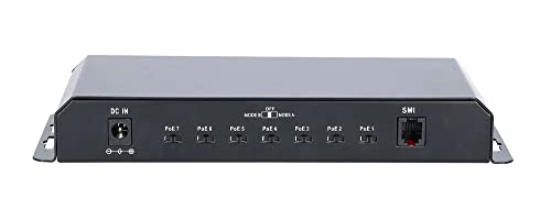 Extralink EX.1025 commutateur réseau Non-géré L2 Gigabit Ethernet (10/100/1000) Connexion Ethernet, supportant l'alimentation via ce port (PoE) 1U Noir