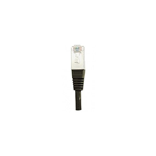 Cordon RJ45 catégorie 6 S/FTP noir - 0,5 m