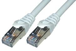 MCL Cordon de brassage RJ45 CAT 6 F/UTP - 10m Gris