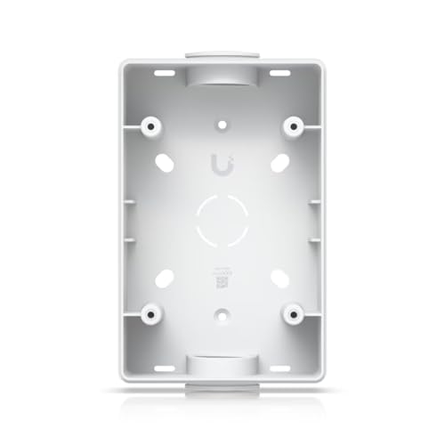 Ubiquiti UACC-Reader-JB-W Boîtier de jonction pour lecteurs d'acces UniFi et visualiseurs d'interphone qui supportent les surfaces planes.