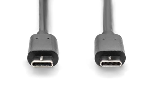 Digitus AK-300138-010-S câble USB USB 2.0 1 m USB C Noir