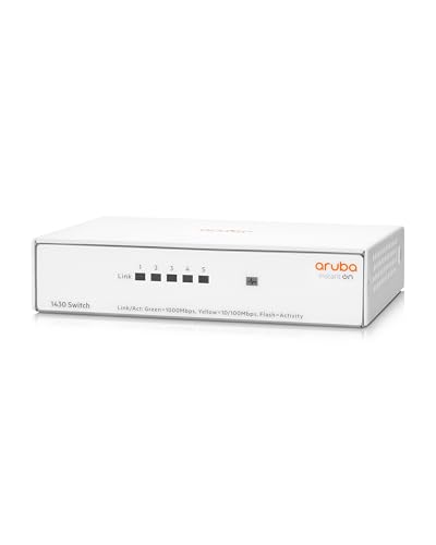 HPE Aruba Instant On 1430 Unmanaged 5G Switch