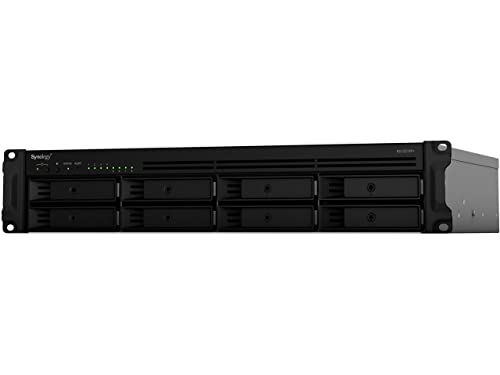 SYNOLOGY RS1221RP+ 8-Bay NAS-Rackmount AMD Ryzen V1500B quad-core 2.2GHz 4Go DDR4 up to 32Go RJ-45 4x1GbE 2xUSB 3.2 1xeSATA