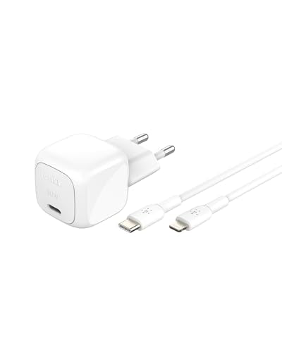 BELKIN 30W USB PD Wall Charger with PPS WHT w/1m C-LTG