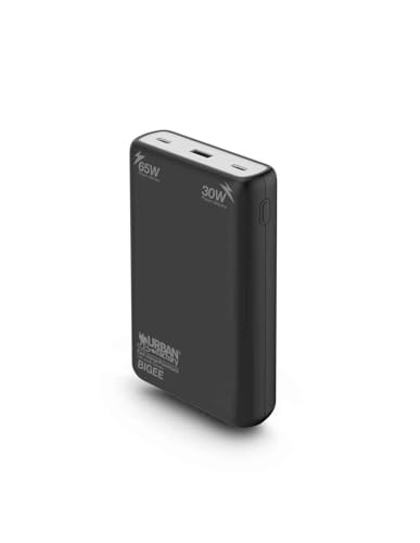 URBAN FACTORY Bigee Power USB-C Battery 20000mAh 65W for Notebook