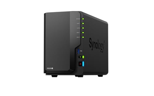 SYNOLOGY NAS avancé à 2 baies pour les utilisateurs domestiques - Stockage de fichiers/Sauvegarde - Port réseau 2.5Gbit/s