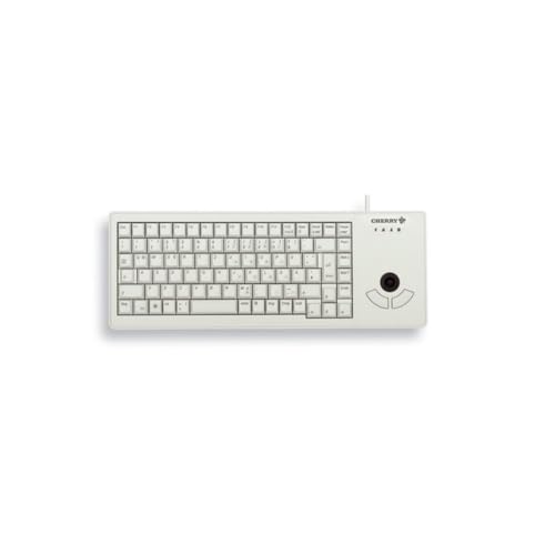 CHERRY Clavier miniature + trackball USB noir (Espagne)
