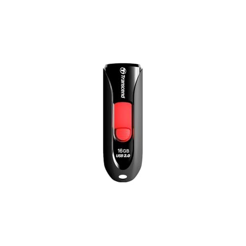 TRANSCEND Cle USB 2.0 JetFlash 590 - 16Go Noir/Rouge